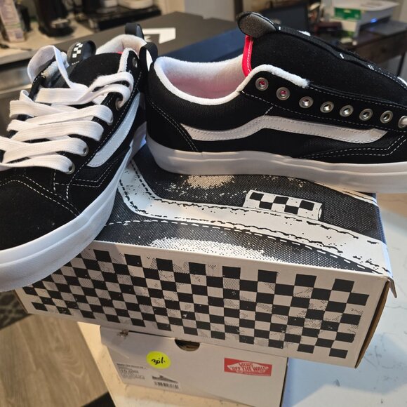 Vans Skate Old Skool 36 Black White VN000D5RBA2 Men's Size 10 Shoes NEW - Picture 3 of 16